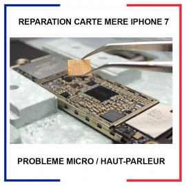 Réparation carte mere iphone 7 - probleme audio ou micro