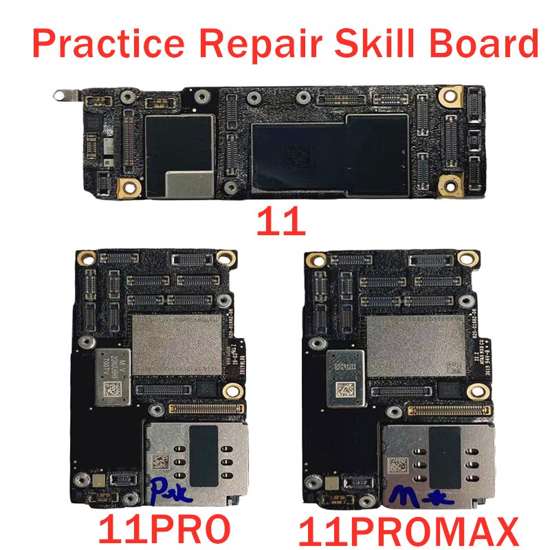 Logic â carte mÃ¨re pour Iphone 11, 11pro MAX, piÃ¨ces dÃ©tachÃ©es endommagÃ©es, avec Nand et Cpu, pour s'entraÃ®ner Ã  la rÃ©paration