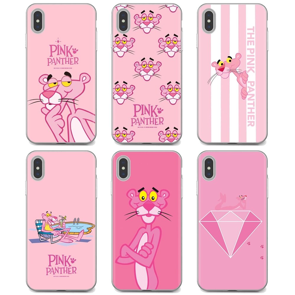 Coque en Silicone rose panthÃ¨re pour Samsung Galaxy, compatible modÃ¨les Note 3, 4, 5, 8, 9, S3, S4, S5, Mini S6, S7 Edge, S8, S9, S10 Plus, bon marchÃ©