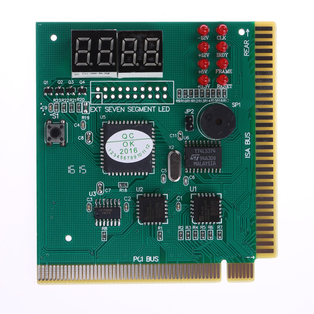 Analyseur de PC Ã  Ã©cran LCD Ã  4 chiffres de haute qualitÃ©, carte de Diagnostic, carte mÃ¨re Post-test pour cartes mÃ¨res avec fente de Bus PCI et ISA