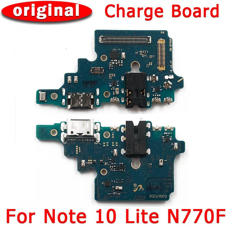 Port de Charge Original pour Samsung Galaxy Note 10 Lite Note 10 N770F, carte de Charge USB, PCB Dock, plaque de connecteur, piÃ¨ces de rechange flexibles