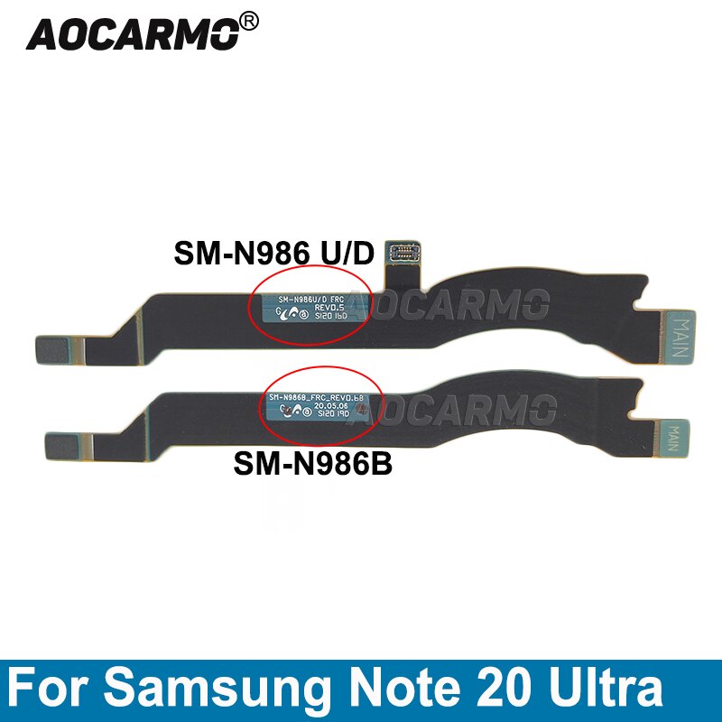 Aocarmo â connecteur d'antenne de Signal Wi-Fi 5G, pour Samsung Galaxy Note 20 Ultra SM-986B 986U 986D, cÃ¢ble de connexion pour carte mÃ¨re flexible