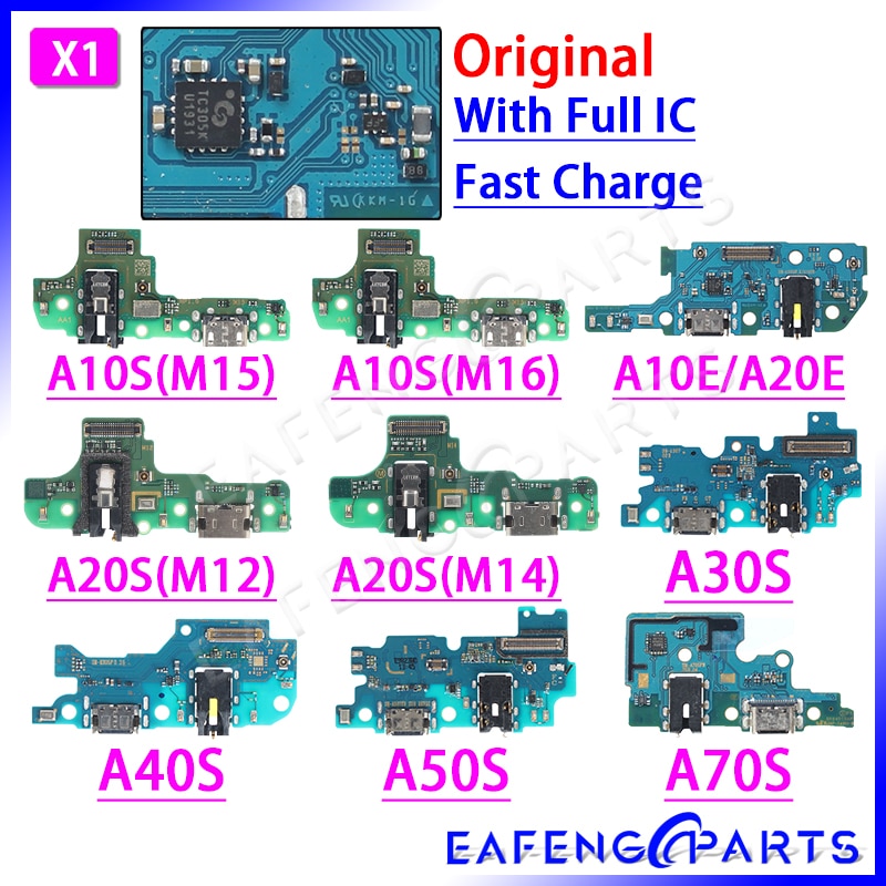 Connecteur de Port de charge USB flexible, Module de carte de chargeur pour Samsung A10S A20S A10E A20E A30S A40S A50S A70S