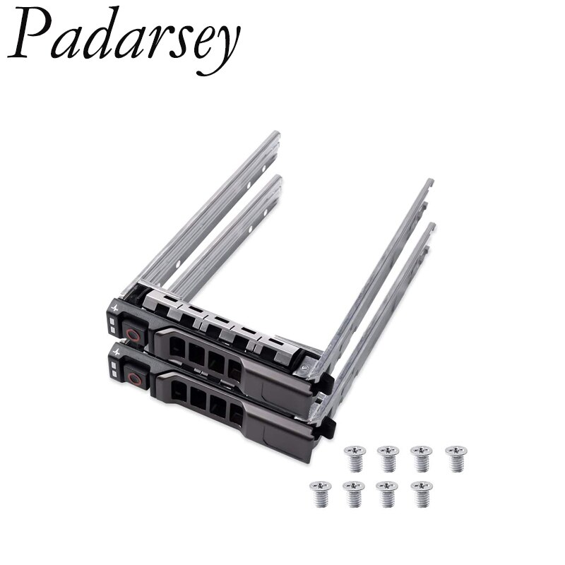 Padarsey â plateau de disque dur 2.5 pouces, pour Dell R610 R710 R620 R720 R630 R730 R810 R910, SAS SATA HDD, G176J G281D KG7NR