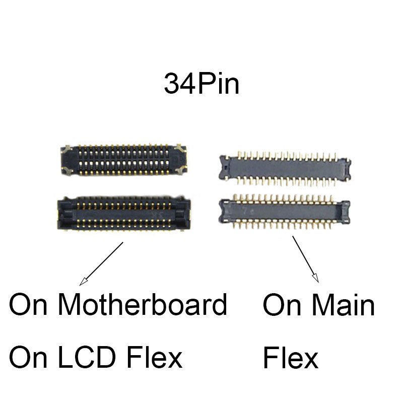 Ãcran LCD Flex pour Samsung Galaxy A20 A205 A205F A40S A3050 A3058, connecteur FPC sur carte mÃ¨re 34 broches, 1 piÃ¨ce