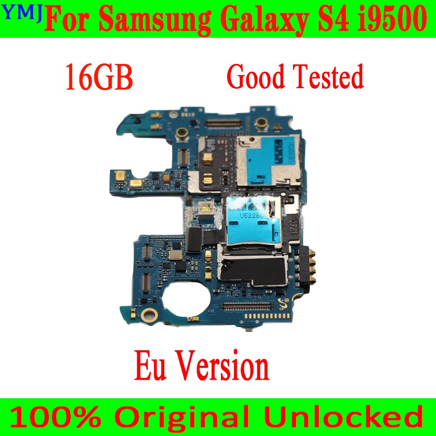 Carte mÃ¨re 16 go originale dÃ©bloquÃ©e et testÃ©e pour Samsung Galaxy S4 i9500, avec puces complÃ¨tes