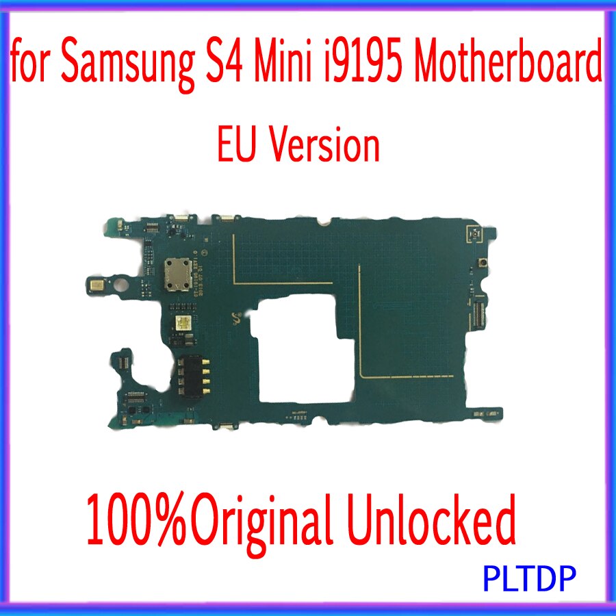 Carte mÃ¨re 8 go originale dÃ©bloquÃ©e pour Samsung Galaxy S4 Mini i9195, circuit imprimÃ© principal avec puces OS, bon fonctionnement