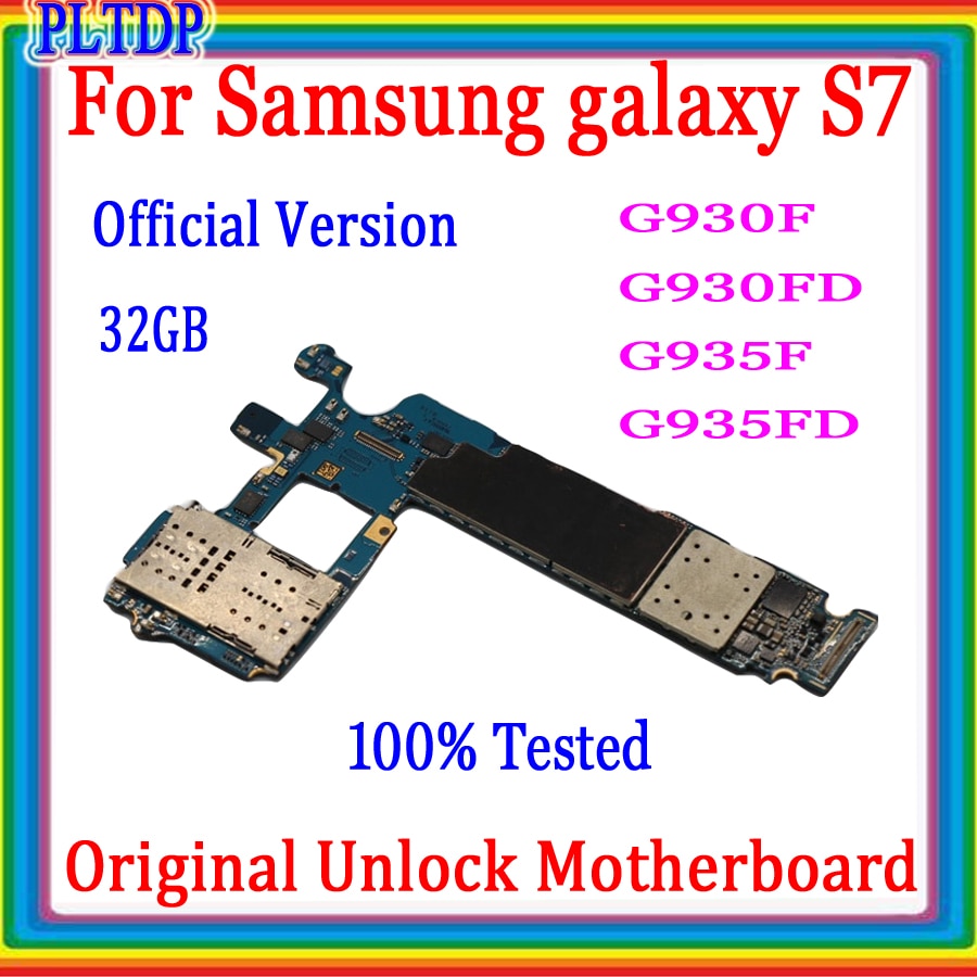 Carte mÃ¨re pour Samsung Galaxy S7 Edge G935F G935FD G930F, carte Sim simple et double, originale dÃ©bloquÃ©e